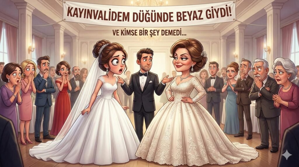 Kayınvalidem düğünde beyaz giydi ve kimse bir şey demedi